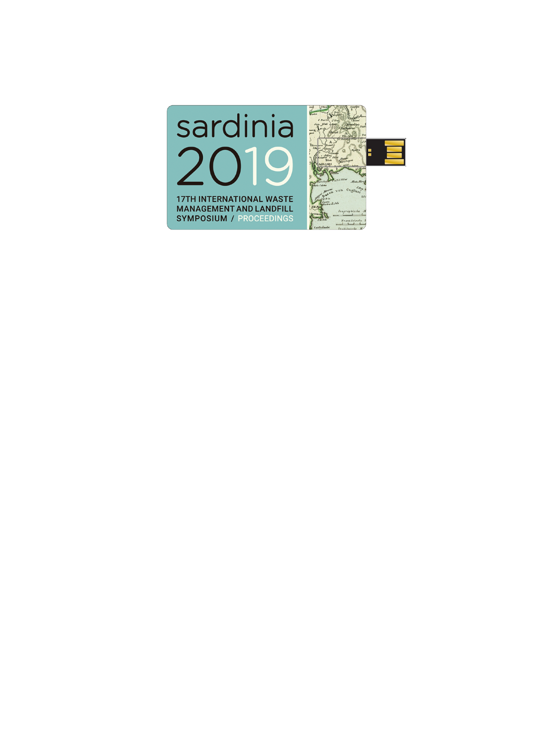 SARDINIA 2019 / 17th INTERNATIONAL WASTE MANAGEMENT AND LANDFILL SYMPOSIUM (USB FLASH DRIVE)